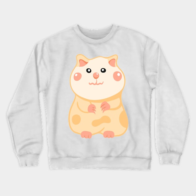 Hamster Crewneck Sweatshirt by Stenau Artwerk